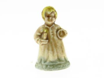 Miniatuur wade - Figuurtje met kaars, Verzenden, Gebruikt