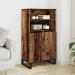 vidaXL buffetkast 60x36x110 cm bewerkt hout oud houtkleurig, Verzenden, Nieuw, Overige houtsoorten