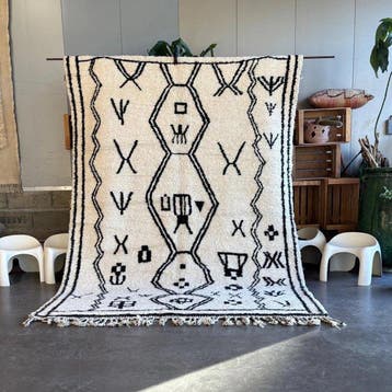 Marokkaans Beni Ourain woltapijt - Vloerkleed - 300 cm - 200, Nieuw