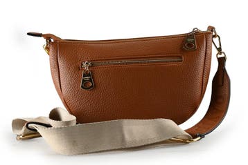 Laurent David Handtas Cognac, Sieraden, Tassen en Uiterlijk, Verzenden, Zo goed als nieuw