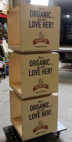 Display, B50 x D50 x H163 cm, Gebruikt