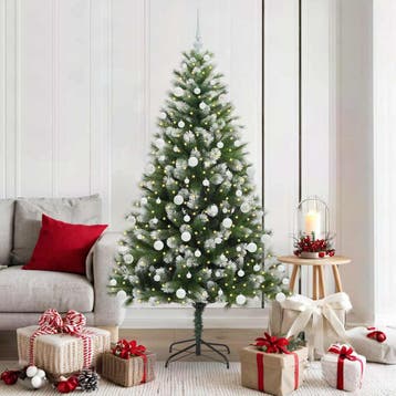 vidaXL Kunstmatige Scharnierende Kerstboom met Bedekte, Verzenden, Nieuw
