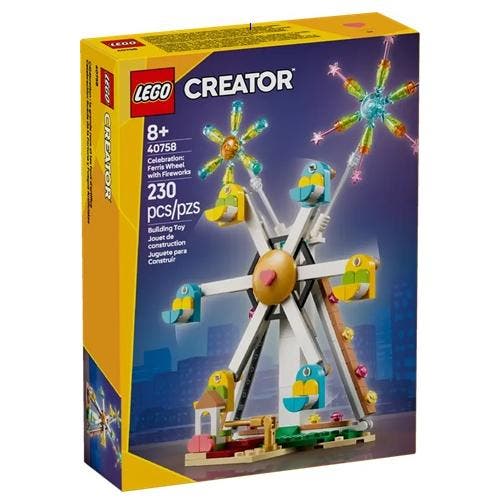 LEGO Creator - Vieringenserie: Reuzenrad met Vuurwerk - 4075, Verzamelen, Overige Verzamelen, Verzenden