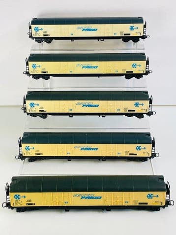 Lima H0 - Modeltrein goederenwagonset (5) - 5 lange, Nieuw