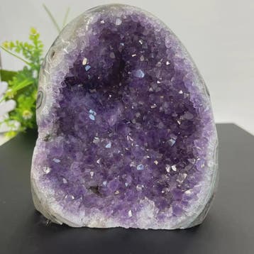 Natuurlijke Amethist Geode Kristal Cluster - Unieke Ruwe Kwa, Verzenden, Nieuw in verpakking