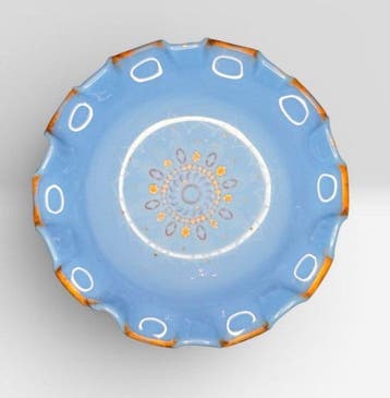Tafelmiddenstuk - Opaline glas, Antiek en Kunst