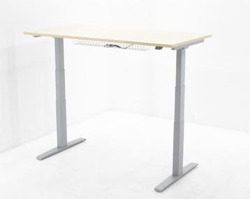 Zit-/sta bureau elektrisch 160x80cm (bxd) - ex verhuur,, Huis en Inrichting, Bureaus, Ophalen of Verzenden, Gebruikt