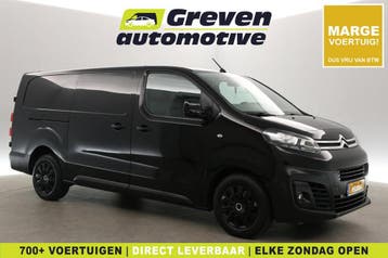 Citroën Jumpy 2.0 BlueHDI L3H1  Marge  Airco  Camera  Cruise, Auto's, Bestelauto's, Citroën, Zwart, Nieuw, Te koop