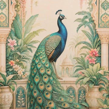 Paneel - GA005 - Decoratief De Pauw van het Paleis –