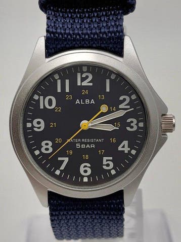 Seiko - ALBA AQPK402 - Zonder minimumprijs - Military Style