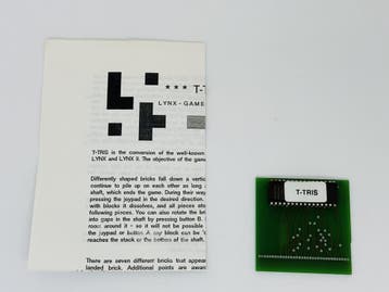 Atari Lynx - T-Tris - Homebrew - 1993, Verzenden, Gebruikt