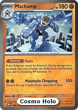 (Pre-order) Pokémon TCG - Machamp - 151 - Cosmos Holo 068.., Verzenden, Zo goed als nieuw