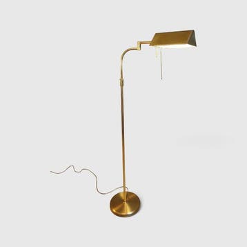 Holtkötter - Staande lamp - Messing - In Hoogte Verstelbaar