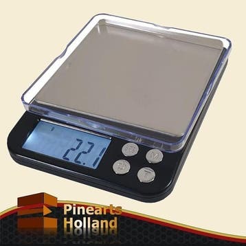 Groot formaat pocket Balans, XXL Zakweegschaal (3Kg x 0.1g), Ophalen of Verzenden, Nieuw, Precisieweegschaal, Minder dan 50 kg
