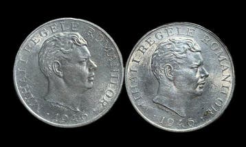 Roemenië. Mihai I. 100.000 Lei 2x 1946 (Zonder minimumprijs)