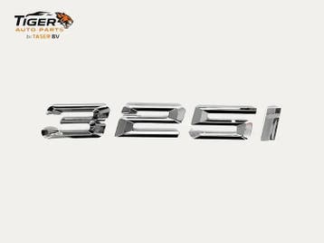 BMW E36 325i Embleem Kofferbak Badge Chroom, Nieuw, Achter, BMW, Achterklep