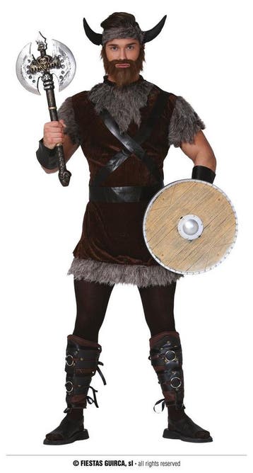 Viking kostuum man, Verzenden, Nieuw, Feestartikel