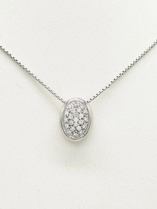 Damiani - Halsketting - 18 karaat Witgoud Diamant, Sieraden, Tassen en Uiterlijk, Kettingen