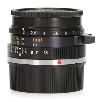 Leica 35mm f/2 Summicron (11309) - 1 jaar garantie, Audio, Tv en Foto, Fotografie | Lenzen en Objectieven, Ophalen of Verzenden
