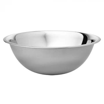 Beslagkom | RVS | Platte Bodem | 6L | Ø350x125(h)mm EMGA, Verzenden, Nieuw in verpakking