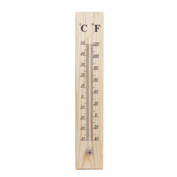 Benson Houten thermometer - binnen en buiten - -40 tot +5..., Ophalen of Verzenden, Nieuw