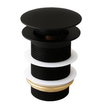 Afvoerplug Mat Zwart Pop up Plug voor Wastafel, Verzenden, Nieuw, Wastafel