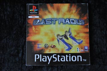 Blast Radius Playstation 1 PS1 Manual Only PAL, Verzenden, Nieuw