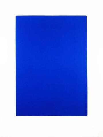 Yves Klein (1928-1962) - california(IKB 73)