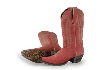 Caborca Silver Cowboy laarzen in maat 39 Roze, Overige kleuren, Verzenden, Zo goed als nieuw, Caborca Silver