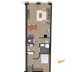 Appartement in Ede gevonden voor €1186,- pm, Huizen en Kamers, Gelderland, Direct bij eigenaar, Ede, Appartement