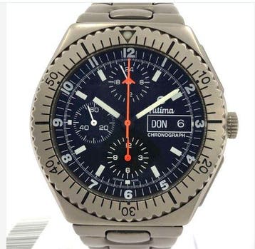 Tutima - Military Chronograph - 750-02 - Heren - 2006, Nieuw