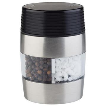 GGM Gastro | (6 stuks) 2-in-1 peper- en zoutmolen - FLIPMILL, Verzenden, Nieuw in verpakking, RVS Meubilair