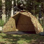 vidaXL Tent 4-persoons snelontgrendeling camouflage, Verzenden, Nieuw, Tot en met 2