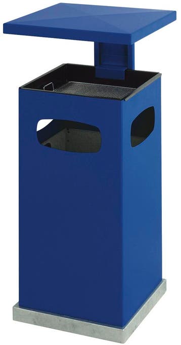 V-Part As-papierbak | Met Afneembaar Afdak | 70L | Blauw | 3, Ophalen of Verzenden