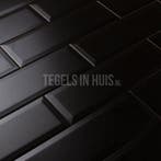 Wandtegel metro 10x30 cm mat zwart wandtegel tegeloutlet, Doe-het-zelf en Verbouw, Tegels, Ophalen, Nieuw, 10 m² of meer, Wandtegels