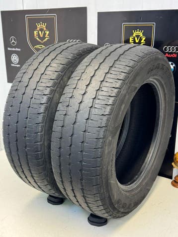 2 stuks 215/65R16LT zomerbanden Maxtrek MK700 16 inch, Auto-onderdelen, Banden en Velgen, 16 inch, Band(en), Zomerbanden, Gebruikt