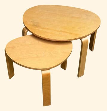 IKEA - Alvar Aalto geïnspireerd - Bijzettafel (2) - Plywood