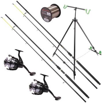 NGT Beachcaster Set Deluxe 3.66m (100-200g), Verzenden, Nieuw, Overige typen