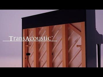 Yamaha B2E TC3 PE messing TransAcoustic 3 piano, Nieuw, Zwart, Piano