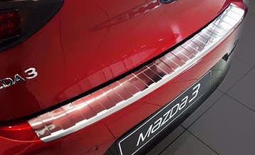 Rvs bumperbescherming Mazda 3 (5 deur) 2019-, Ophalen of Verzenden, Nieuw