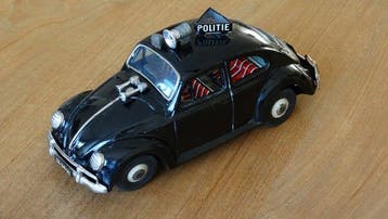 Bandai - Blikken speelgoedauto - VW Beetle 2 door sedan -