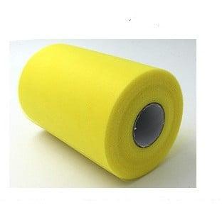 Lint Tule C45 Fluor Yellow 15 cm rol 22 meter, Ophalen of Verzenden, Nieuw