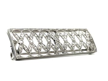 Zonder minimumprijs - Hanger - 18 karaat Witgoud - 0.71ct.