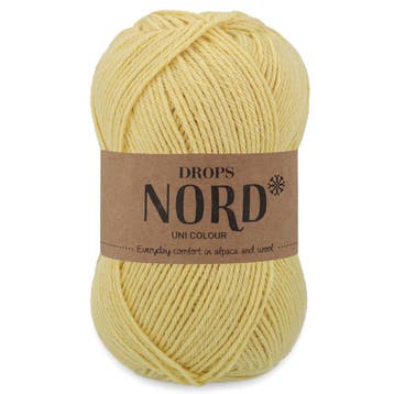 DROPS Nord Uni Colour - 28 paardenbloem - Wol Garen, Ophalen of Verzenden, Nieuw