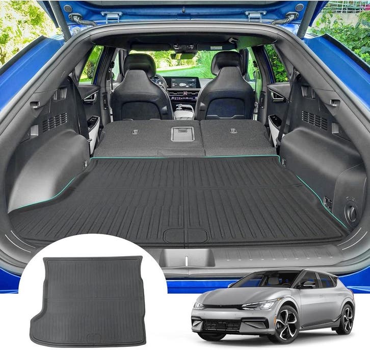 Kia EV6 Kofferbakmat 3D-gescand | Tweedekansje | OP=OP, Auto diversen, Kofferbakmatten, Zo goed als nieuw, Ophalen of Verzenden