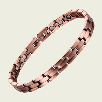 Luxe gezondheidsarmband magnetisch koper - 0,7 cm E, Ophalen of Verzenden, Nieuw