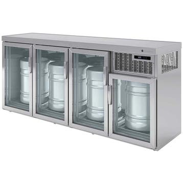 Vatenkoeler | RVS | 4x 50L (KEG) | +5°C/+8°C | Geforceerd |, Verzenden, Nieuw in verpakking