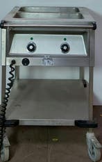 Occasion bain-marie wagen - 2x 1/1 GN, Ophalen, Gebruikt
