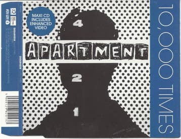 cd single - Apartment - 10,000 Times, Verzenden, Zo goed als nieuw, Rock en Metal