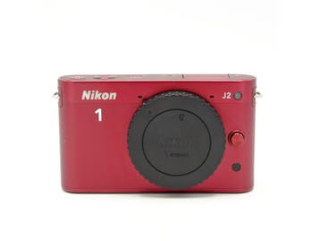 Nikon 1 J2 - Camera Body - Aantal Opnamen 6300 - Rood (Occ), Verzenden, Nieuw, Nikon